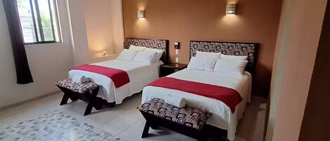 Iron/ironing board, WiFi, bed sheets