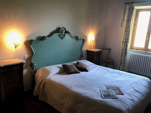 Cozy farmhouse nestled in the greenery of the sacred area of ancient Caere