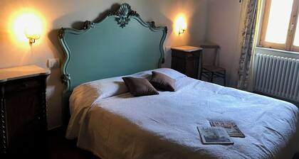 Cozy farmhouse nestled in the greenery of the sacred area of ancient Caere