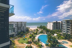 Deluxe Apartment, Balcony, Sea View | Premium bedding, pillowtop beds, in-room safe, blackout drapes - Ventanas del Mar by Playa Caracol Resort (Punta Chame)