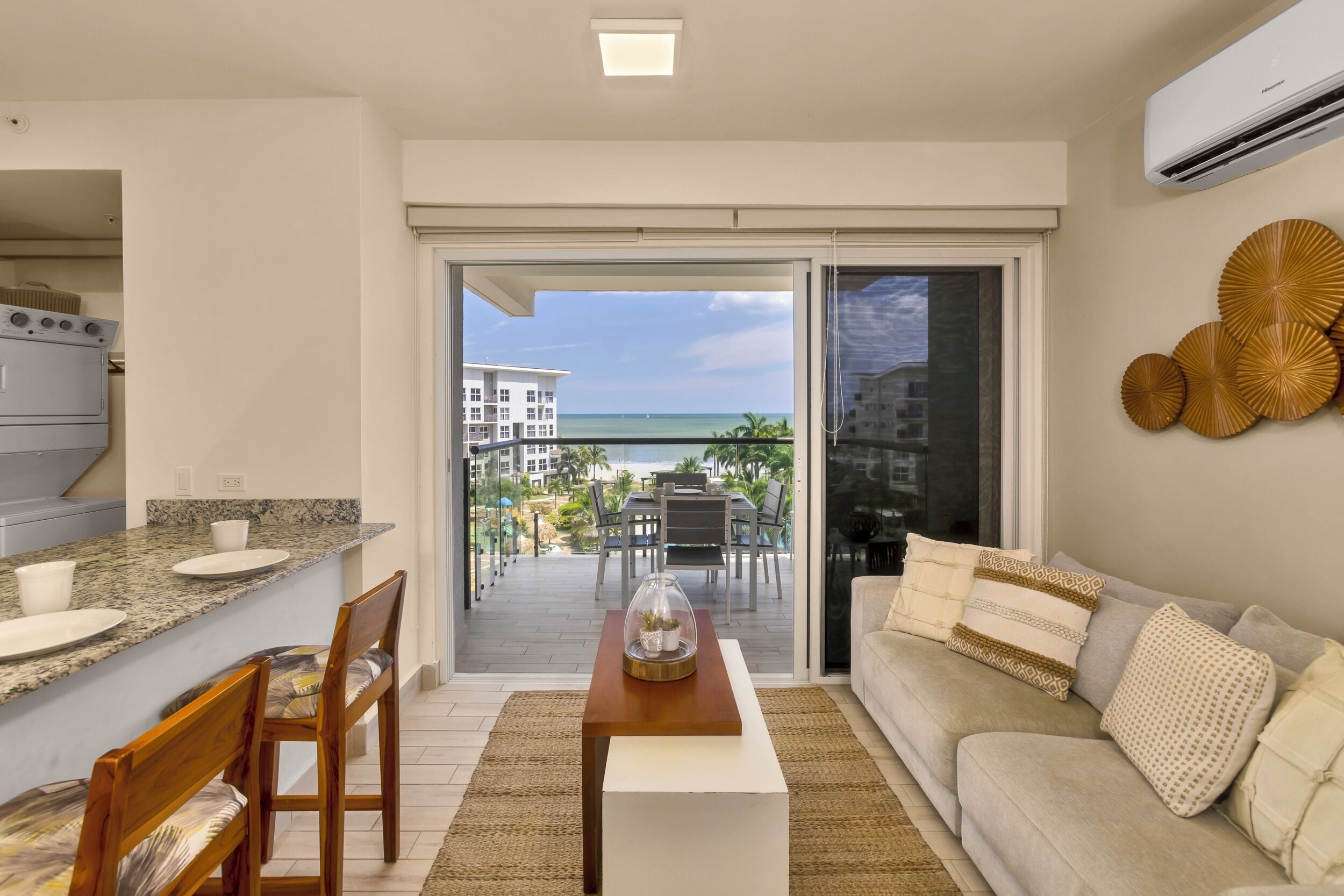 豪華公寓, 露台, 海景 | 客廳 | 50 吋智能電視連有線電視頻道