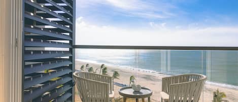 Deluxe Apartment, Balcony, Sea View | Property grounds