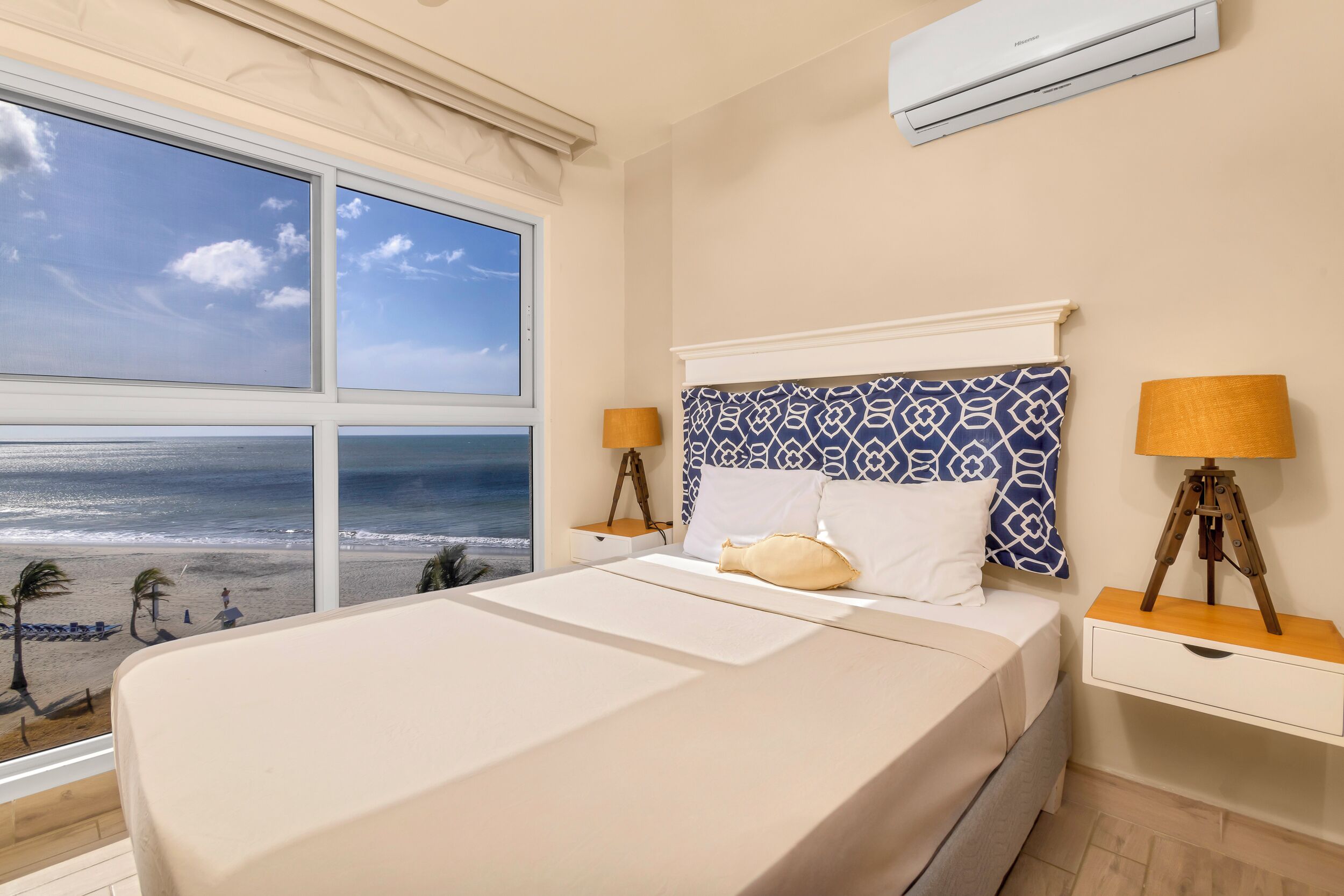 Deluxe Apartment, Balcony, Sea View | In-room safe, blackout curtains, iron/ironing board, free WiFi