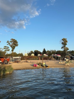 Cabin, Lake View | Beach - Tiki Beach Campground (Campbellsport)