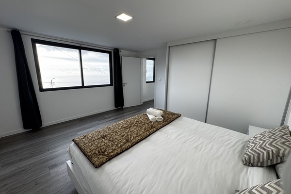 Deluxe-Chalet, mit Bad, Meerblick (Hiking & Ocean) | Schreibtisch, laptopgeeigneter Arbeitsplatz, Verdunkelungsvorhänge