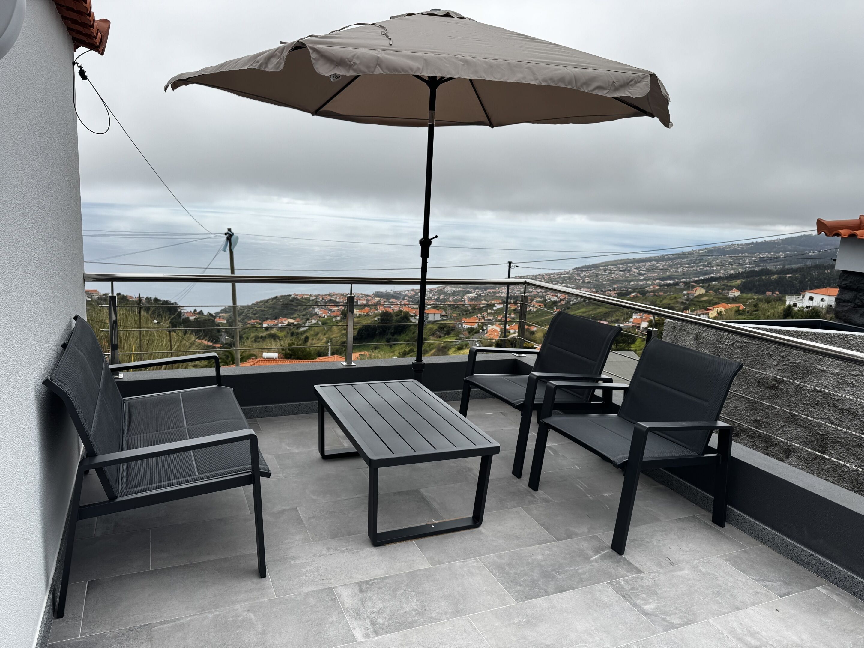 Deluxe chalet | Uitzicht vanaf balkon