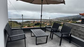 Deluxe chalet | Uitzicht vanaf balkon