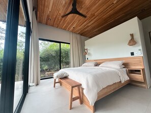2 bedrooms, WiFi, bed sheets - Quiet 2BR House with Jungle Mountain Views, Private Pool and 5 min from Beach (Santa Teresa)