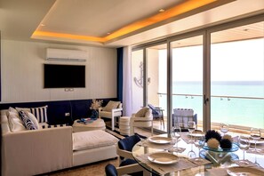 Living area - Luxury Ocean View @ Catavento | Design & Comfort (Progreso)