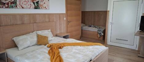 Internet, ropa de cama, accesible en silla de ruedas