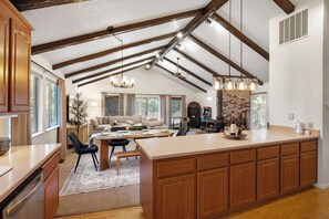 Interior - Modern Cabin Escape: Game Room, Huge Deck & Fast WIFI – Near Big Trees Park (Arnold)