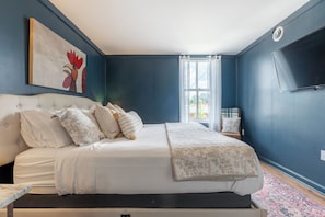 1 chambre, fer et planche Ă repasser, Wi-Fi, draps fournis