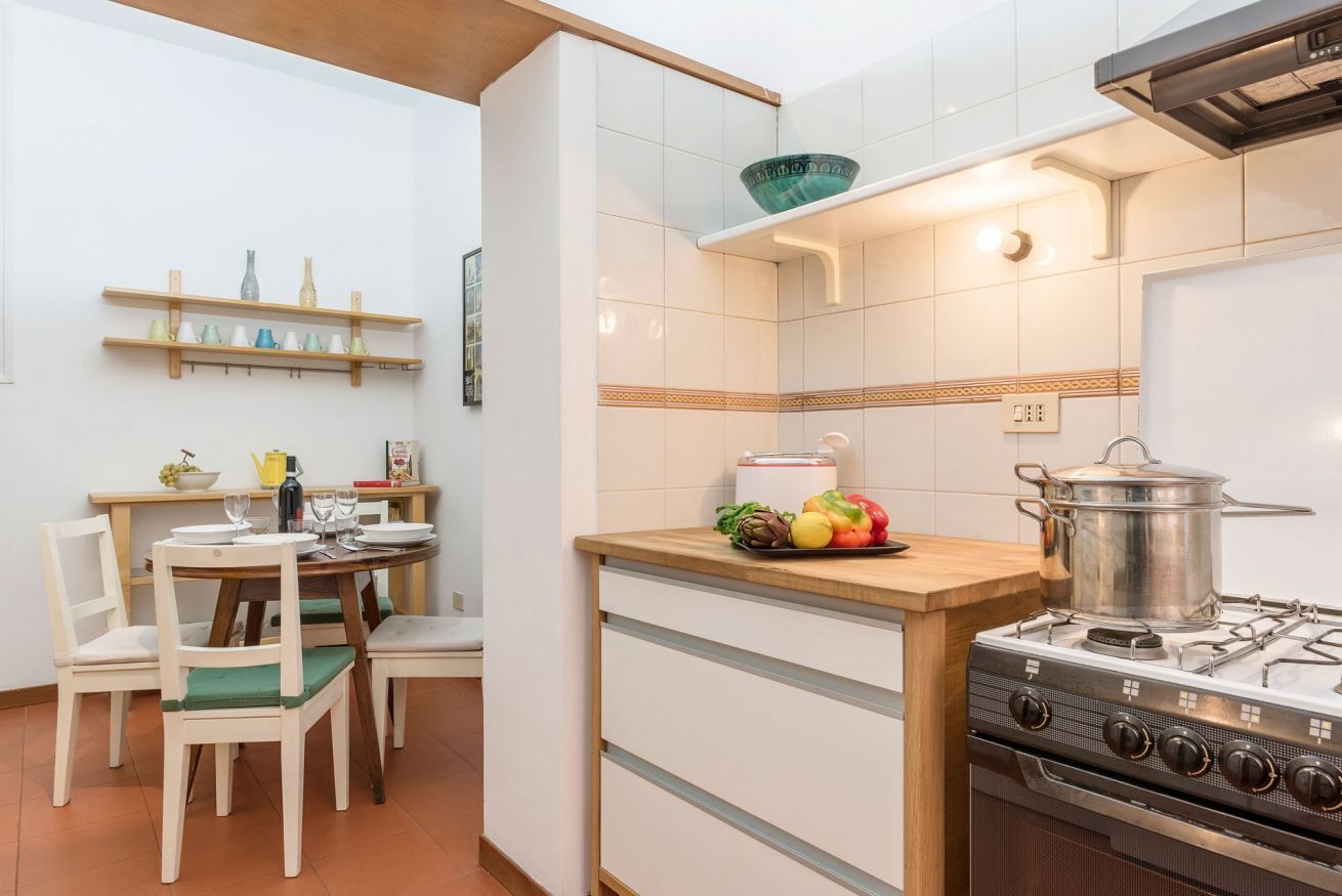 Fridge, microwave, dishwasher, toaster