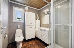 Hytte, 2 soverom, balkong | Bad