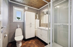 Bathroom - Family Cabin Budor - 60 MIN From OSL - Sauna & Hedmarksvidda (Loten)