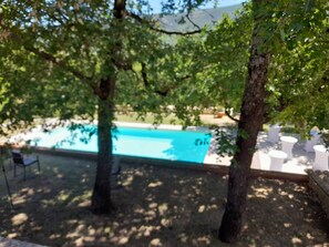 Outdoor pool - House Figuerolles Les Houles (Saint-Martin-de-Castillon)