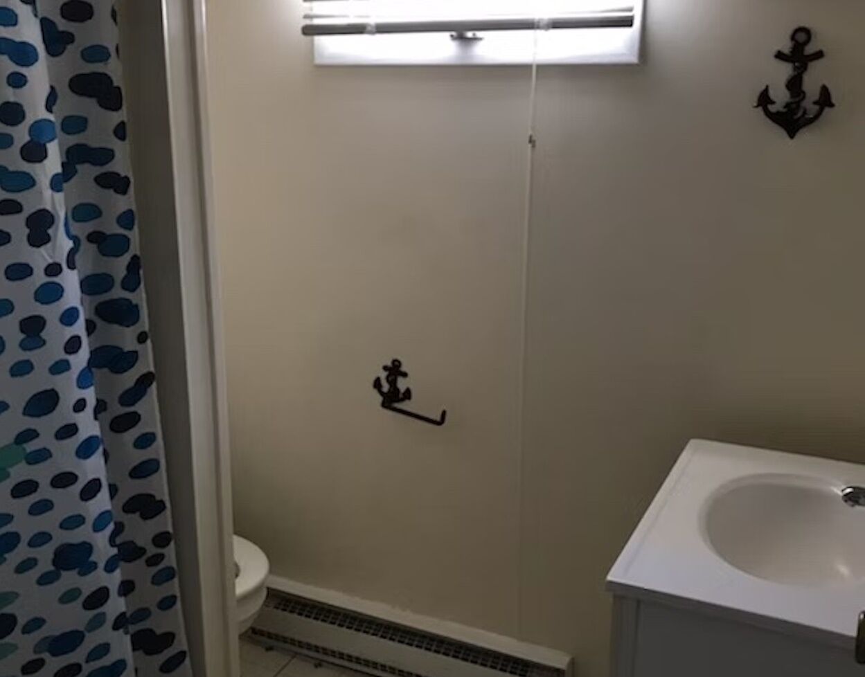 Douche, serviettes fournies