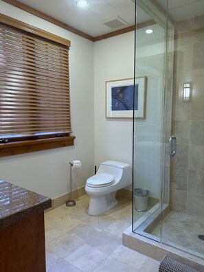 Doccia, vasca idromassaggio, asciugacapelli, bidet