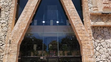 Overnatningsstedets facade