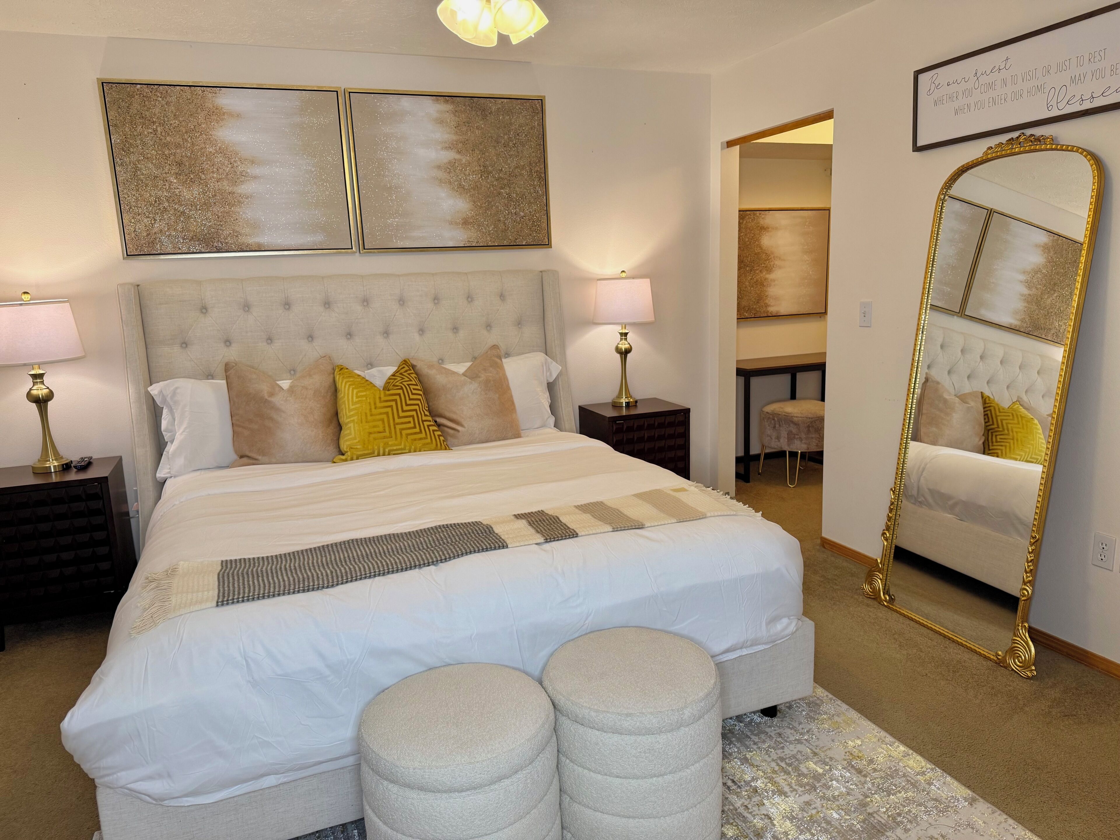 3 bedrooms, desk, free WiFi, bed sheets