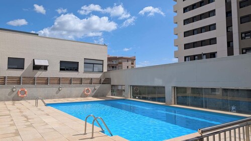 Badalona Marina 2BR apt With Pool Near the Beach