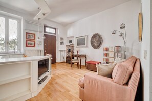 Appartamento, 1 letto queen | Area soggiorno