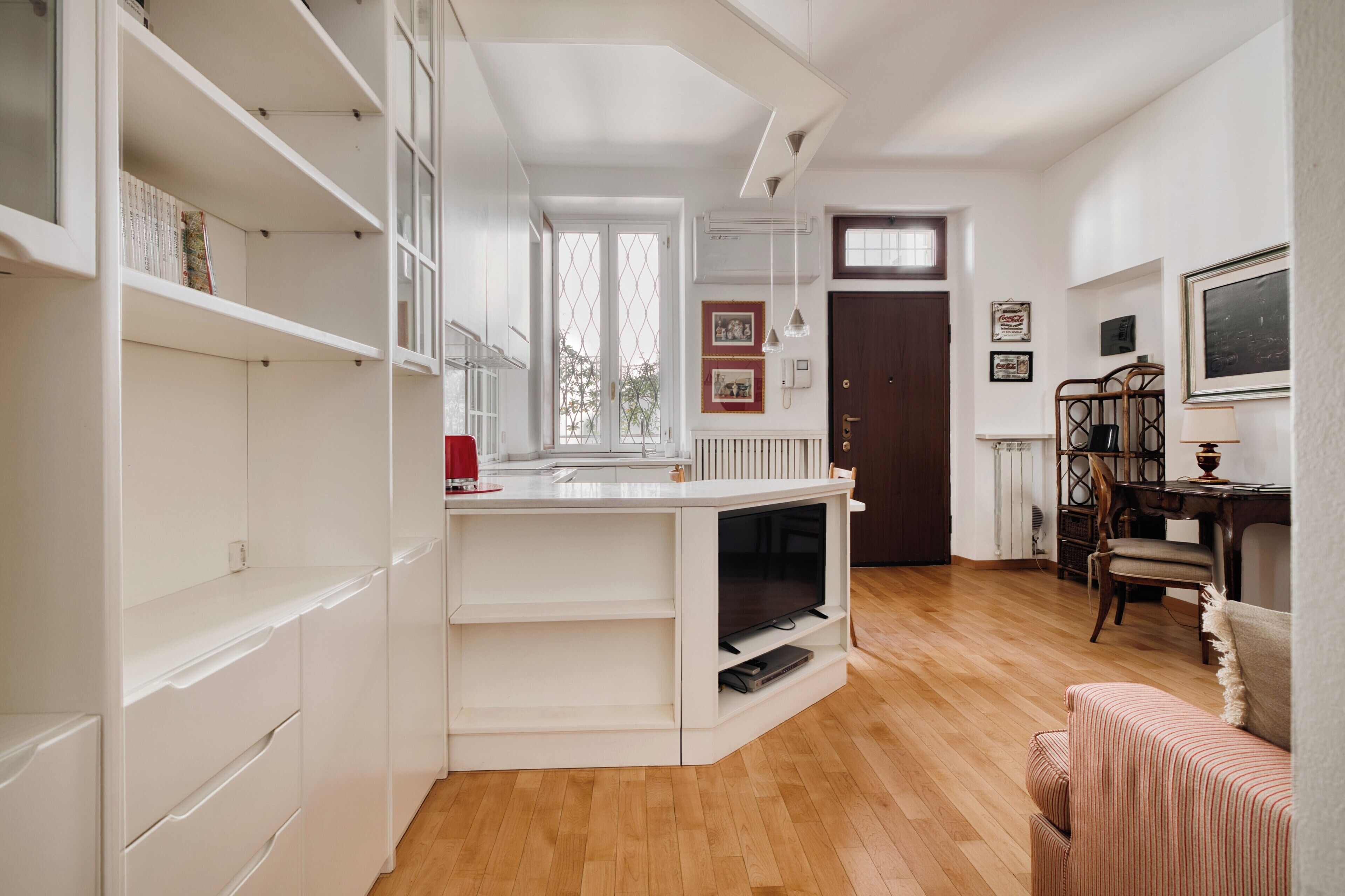 Apartamento, 1 cama de matrimonio | Zona de estar