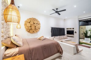 1 bedroom, WiFi, bed sheets - Boho-Lux Tropical Retreat- Designer Villa ·Bingin Beach -300MBPS Wifi-Waterfall (Kabupaten Badun)