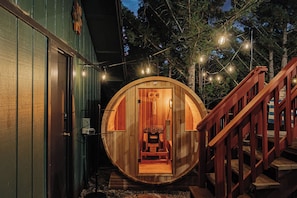 Exterior - Peak and Pine A-frame cabin w/ sauna+game room+theater+hot tub, relaxing getaway (Big Bear Lake)