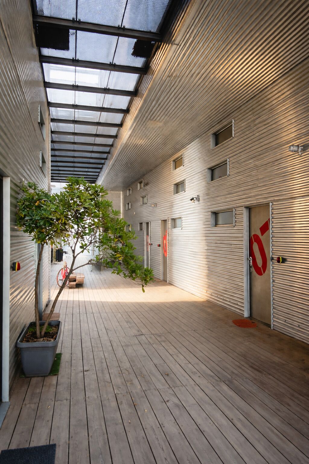 Enceinte de l’hébergement