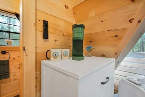 A Serene A-frame Cabin With Hot Tub
