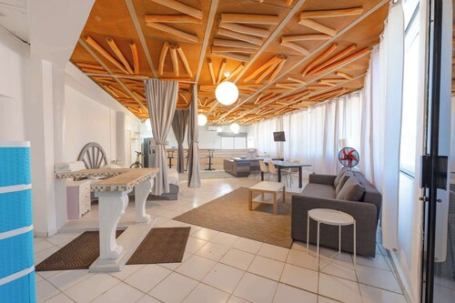Centric Studio in Sosua Center Pool & Workspace