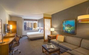 Suite – deluxe, 1 soverom, privat bad | Oppholdsområde