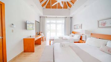 2 slaapkamers, een bureau, een strijkplank/strijkijzer, wifi