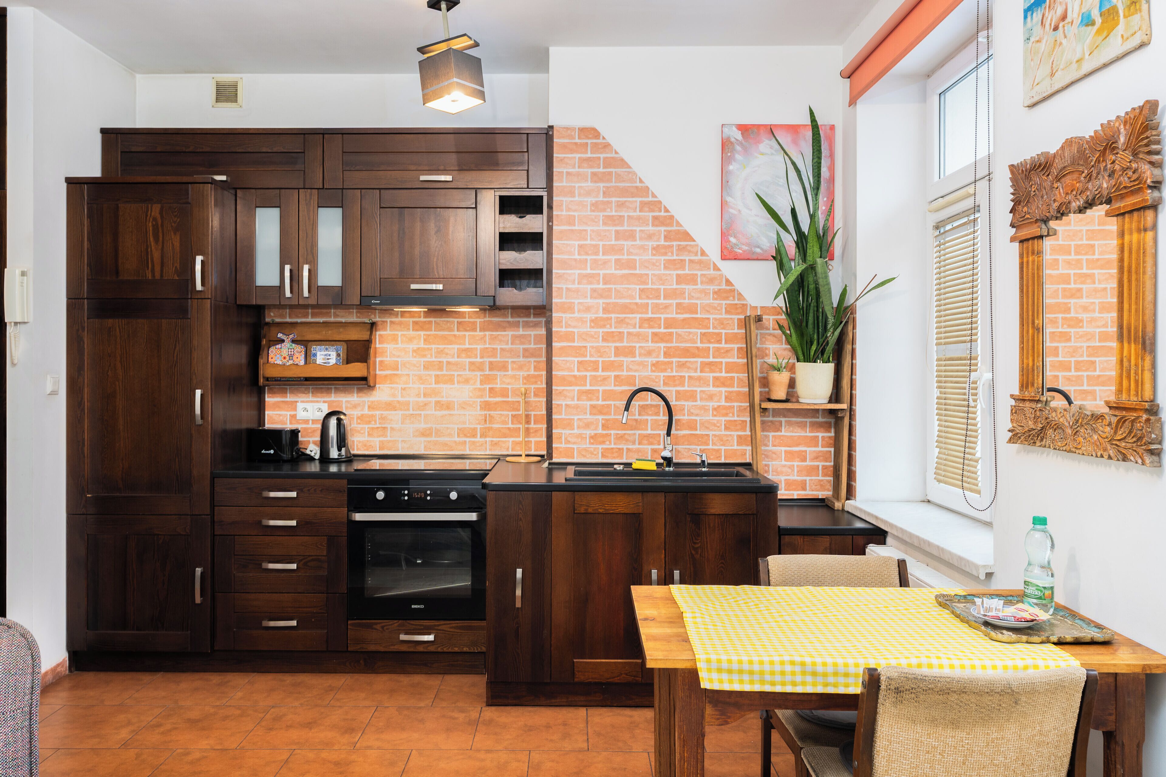 Fridge, oven, stovetop, toaster