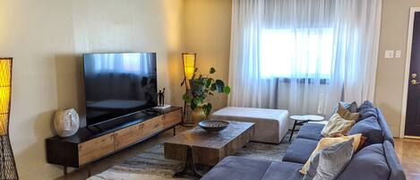 TV connectée, cheminée