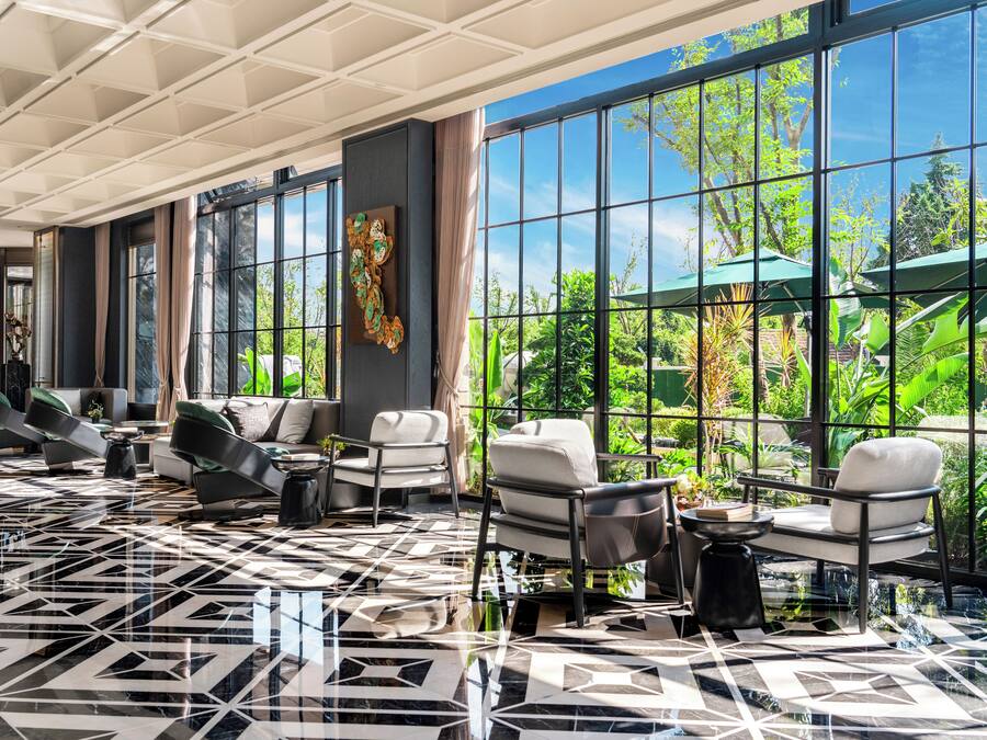 Lobby sitting area