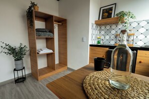 Apartemen Standar, pemandangan kota | Interior