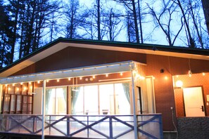 Front of property - evening/night