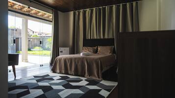 Standard Triple Room, Pool View | Desk, laptop workspace, free WiFi