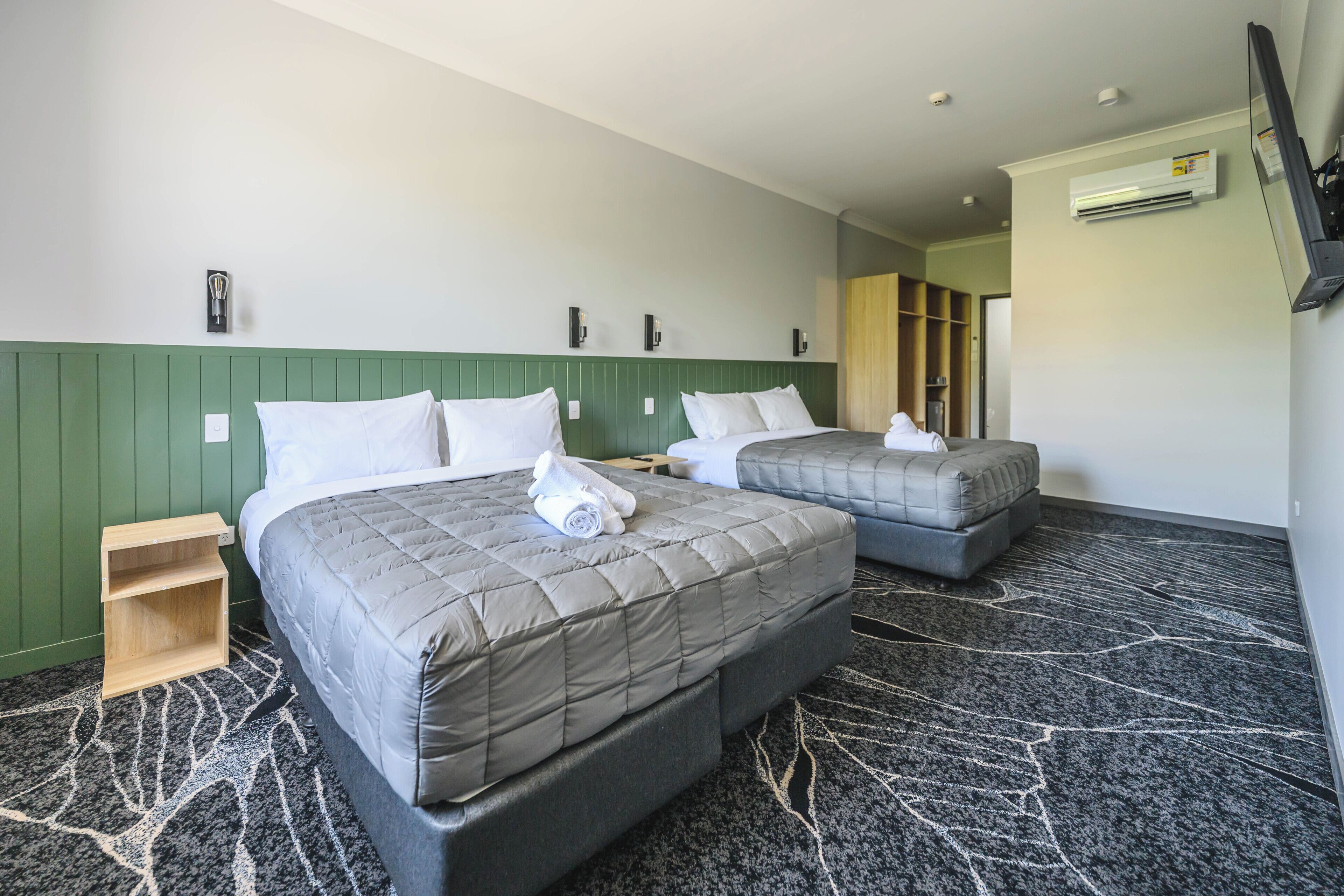Family Quadruple Room, 2 Queen Beds, Balcony, City View