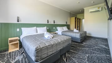 Family Quadruple Room, 2 Queen Beds, Balcony, City View | Iron/ironing board, free WiFi