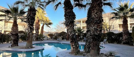 Indoor pool, outdoor pool