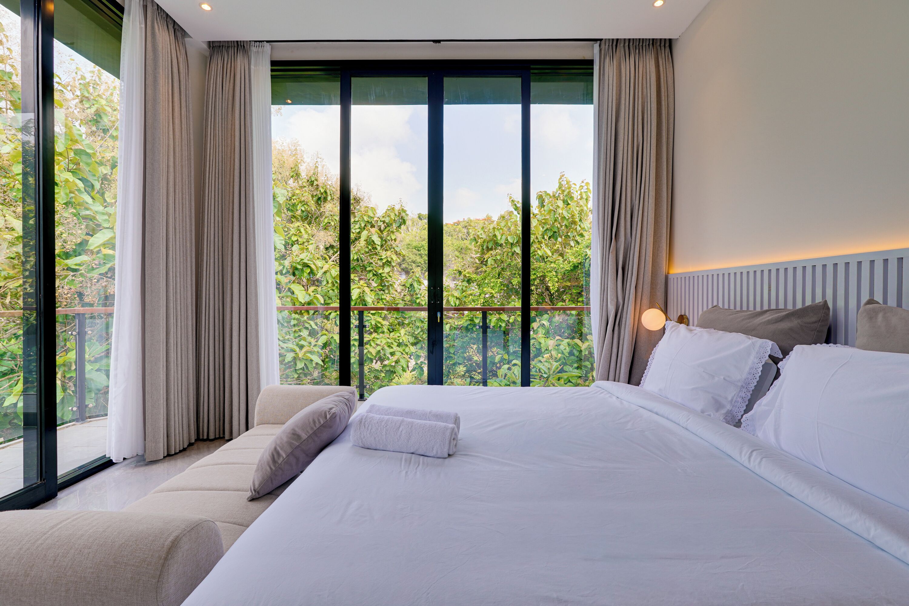 Villa, Balcony, Pool View | In-room safe, free WiFi, bed sheets