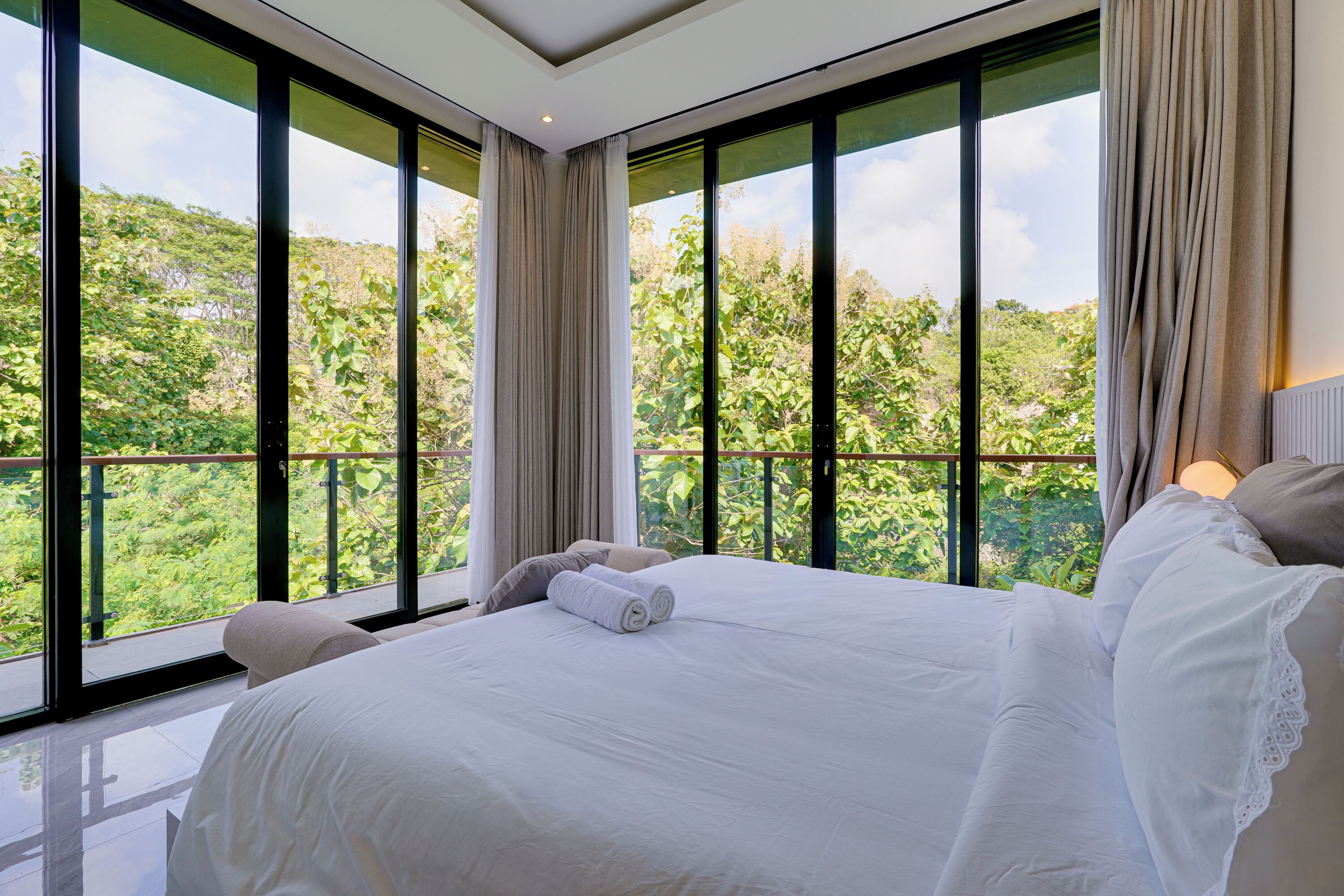 Villa, Balcony, Pool View | In-room safe, free WiFi, bed sheets