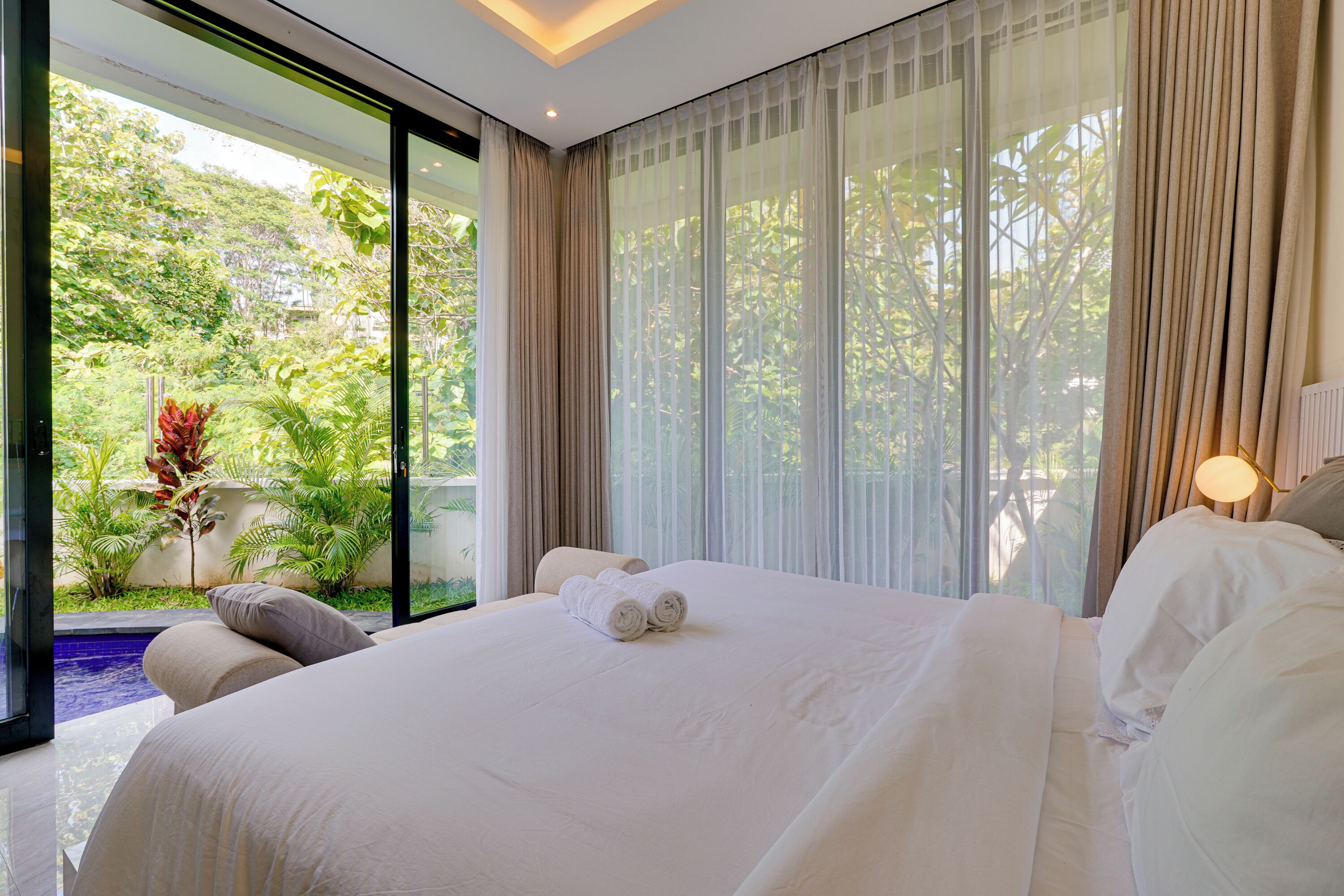 Villa, Balcony, Pool View | In-room safe, free WiFi, bed sheets