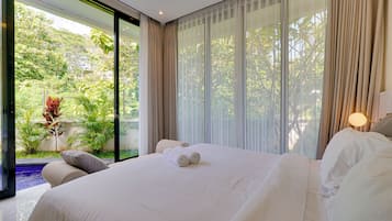 Villa, Balcony, Pool View | In-room safe, free WiFi, bed sheets