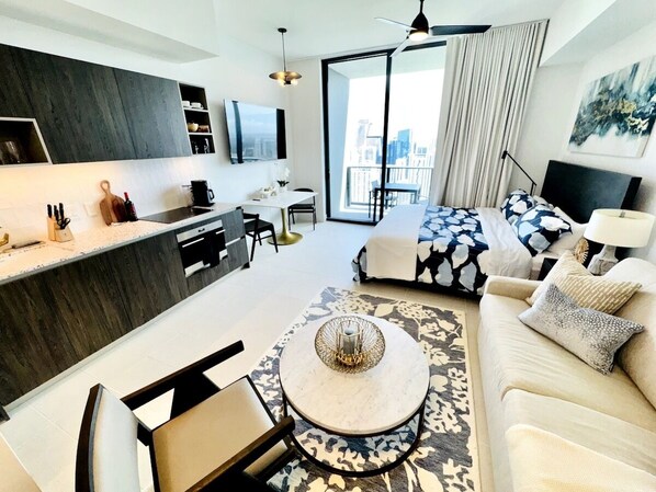 Photo inspiration: Escala Reference: 4906 Cityline Penthouse Studio With Balcony Pool Gym In Downtown