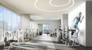 Fitness facility - Bright Downtown Retreat near Eaton Centre & Subway (Toronto)