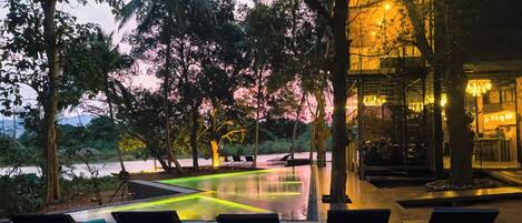 Utsikt fra overnattingsstedet